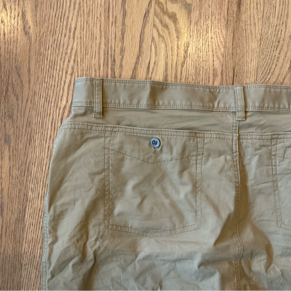 PRANA Breahe Chino Shorts Sz 38 Standard Fit Brown Stretch 9” Inseam Khaki Hike - Picture 6 of 13